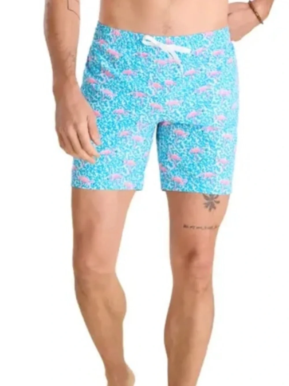 Chubbies Men's The Domingoes are for Flamingoes Swim Trunks